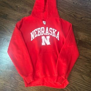 women’s Red Nebraska hoodie